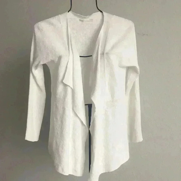 Eileen Fisher linen cotton waterfall cardigan - Picture 1 of 4